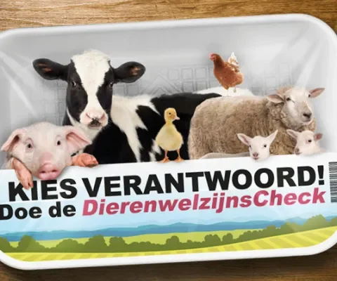 Eet jij verantwoord? Doe de DierenwelzijnsCheck!